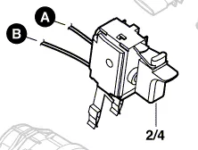 Interrupteur pour visseuse GSR 12 V, GSR 14,4V et GSR 9,6 V